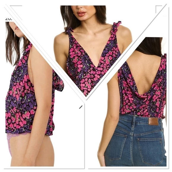 Free People Bare it All Party Combo Bodysuit - Picture 1 of 8
